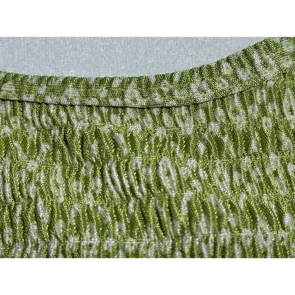 Rafael Women's Shell ( 2X) Pleated Textured Design Rafael Bohemian Top - Picture 10 of 16